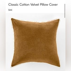 Set of TWO West Elm Velvet Pillow Covers